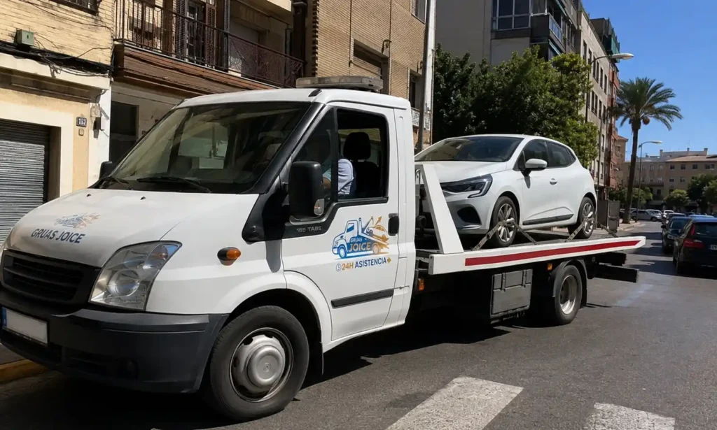 Grúa en Xirivella 24 horas con servicio de grúa