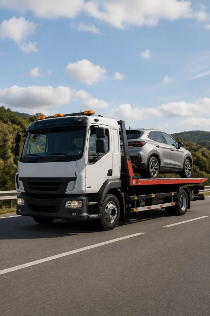 camión grúa servicio coche