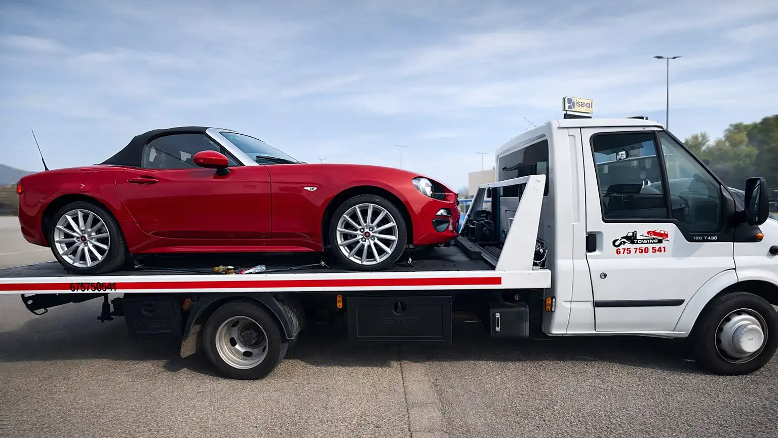 grúa traslado coche