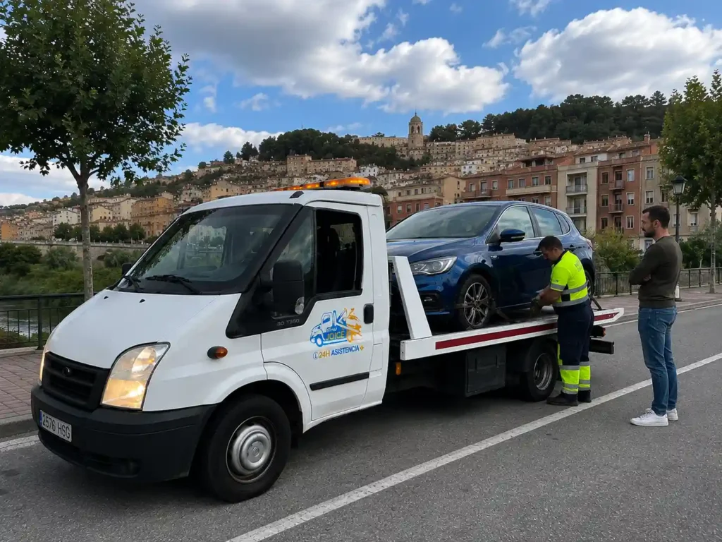 Grúa en Ontinyent 24 horas para traslado de vehículos
